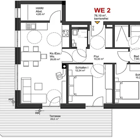 Kapitaenshaus 2 아파트 *